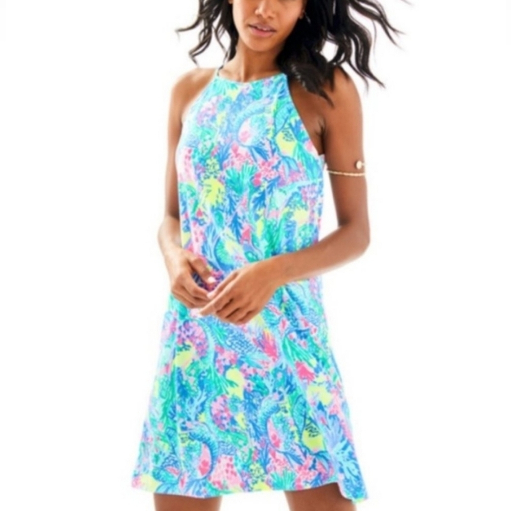 Mermaid Cove Lily Pulitzer Swing Dress - Picture 2 of 4
